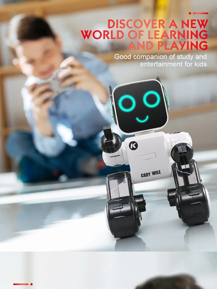 Children Rc Robot 2.4g Intelligent Smart Touch Sound Interaction