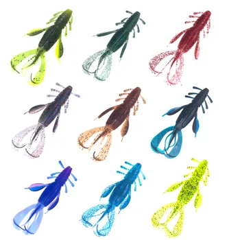CHEERY New 10cm/10.5g 9 Colors Free Sample PVC Artificial Soft Bait Topwater Lure for Bass Fishing in River & Lake – Soft Lure – view 3