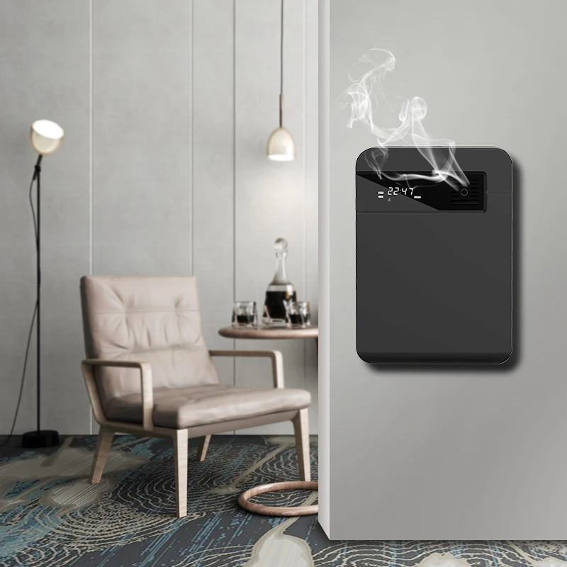 Tonemy 150ml Automatic Fragrance Machine Black Button Control Aroma Diffuser for Household Use with 1-Year Warranty
