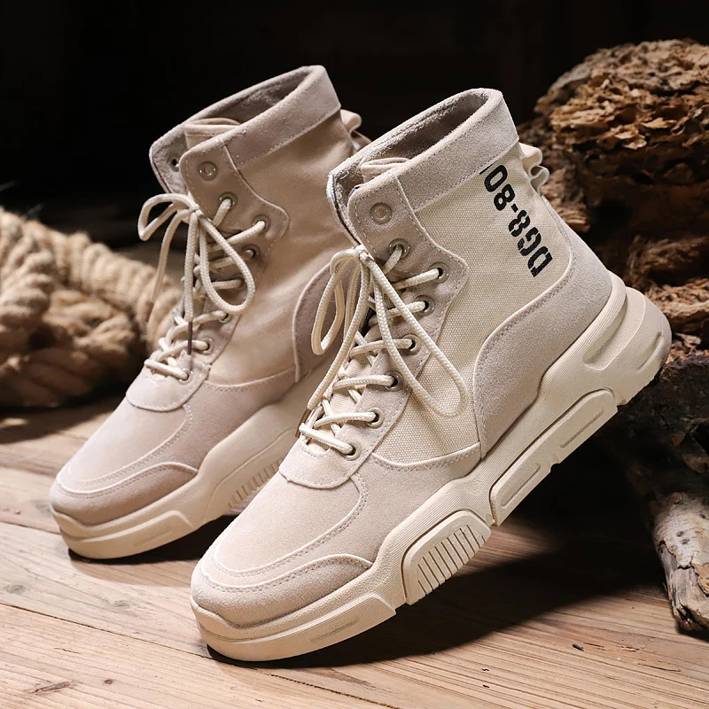 Customized 2024 Fashion Ankle Bot Erkek Desert Boots for Men Botas Para Hombre