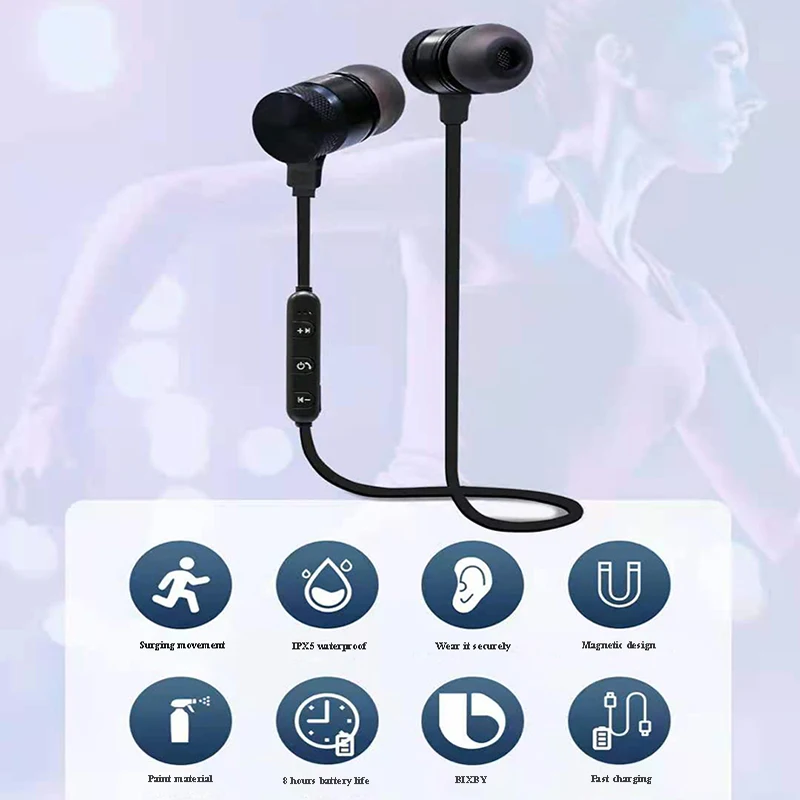 Самые продаваемые Беспроводные спортивные наушники для студии ONDA Mobile Phone Heavy Bass BT 5