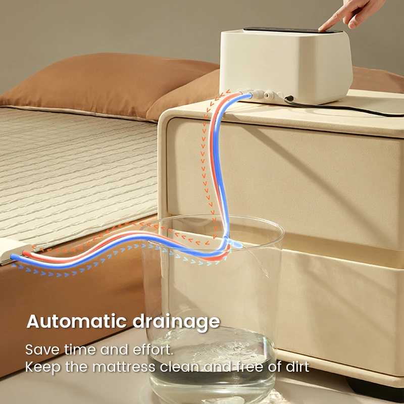 Water Heated Mattress Pad Overheat Protection No Electric Wire Heating Water Circulating Heater Insulation Blanket