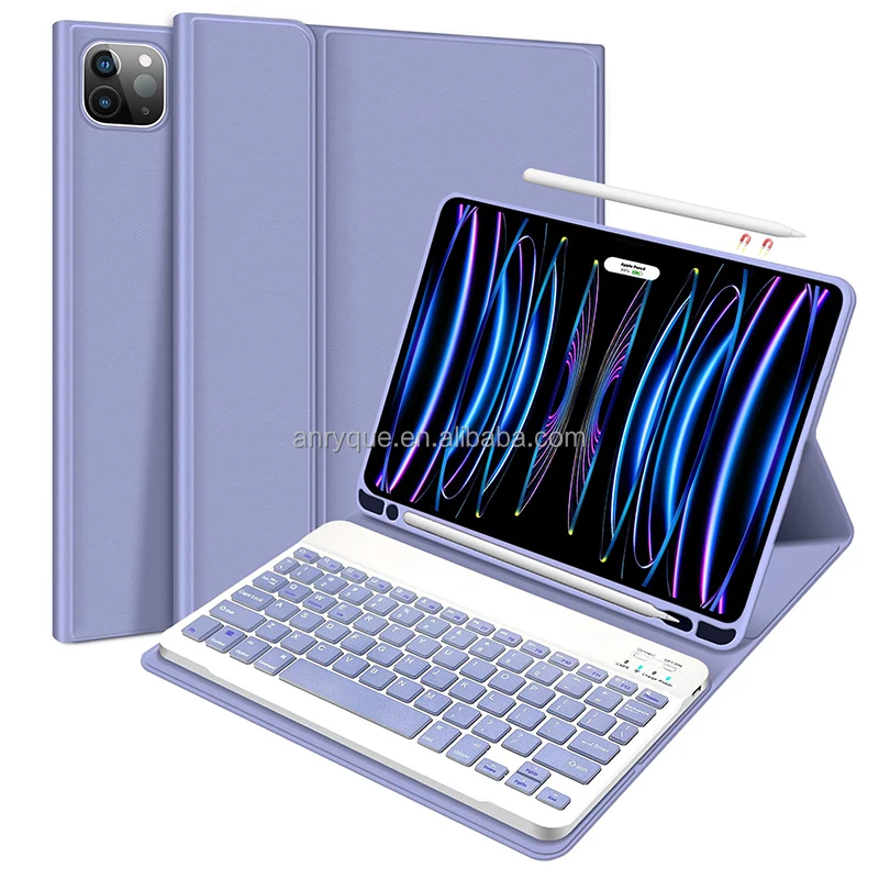 Ipad Pro 11 Inch Case with Wireless Keyboard & Pencil Holder