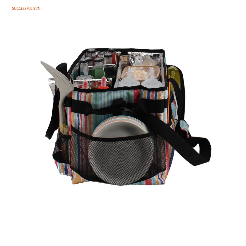 product premium insulated grocery bags picnic cooler bag large capacity reusable thermal food carrier tote insulation bag-5