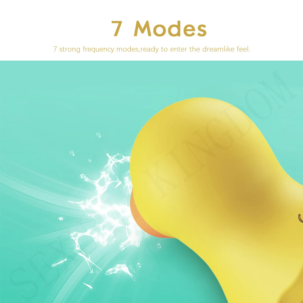 Sucking Vibrator Duck Vibration Sucker Oral Licking Clitoris Stimulator  Nipple Tongue Sucking Adult Sex Toy for Women