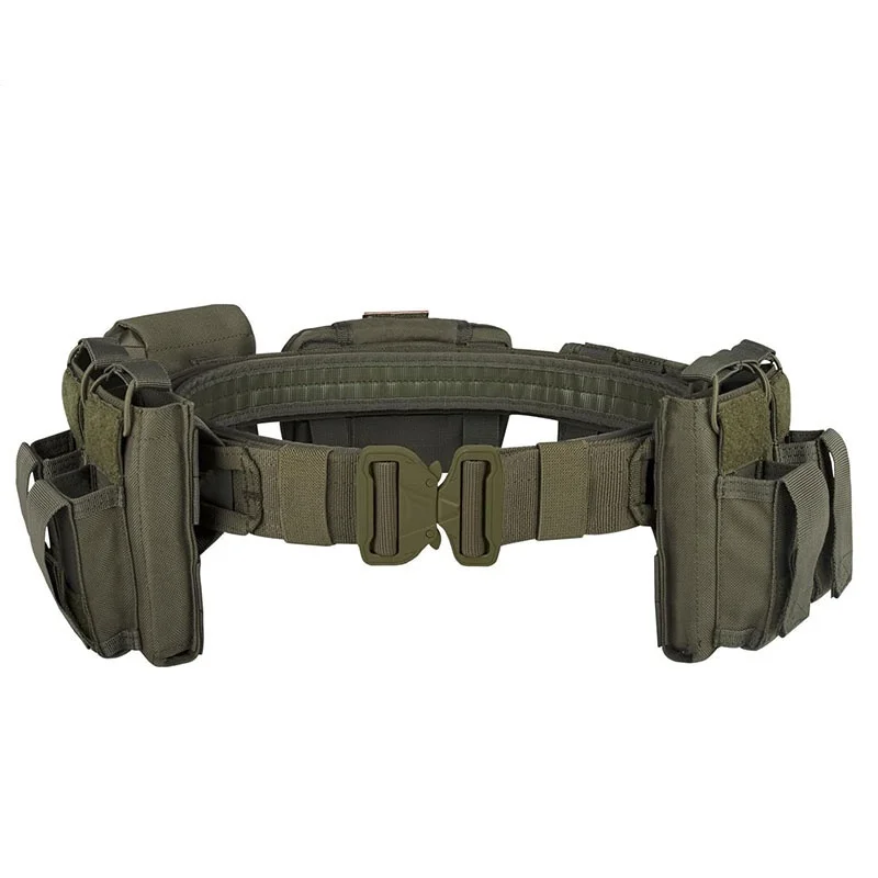 Modular Equipment Quick-release Buckle Premium Lightweight Men Tactical Detachable Heavy Duty Belts Utility Belt with Pouches