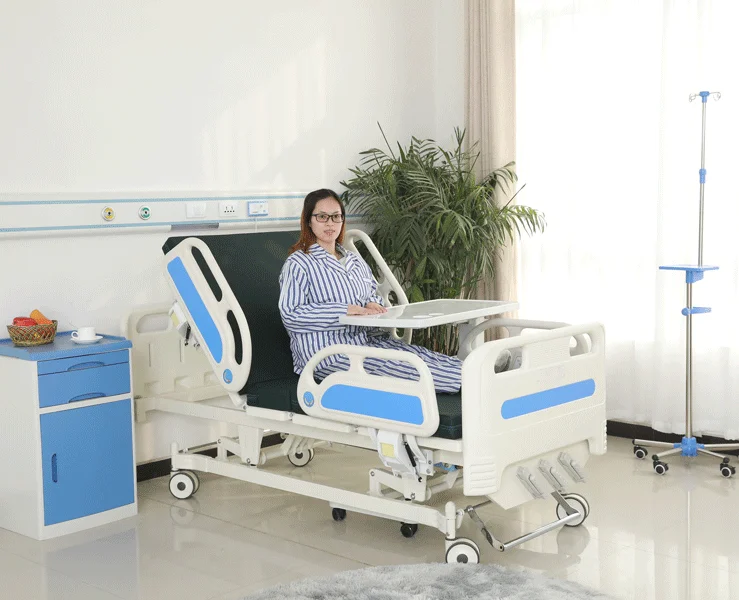 Factory 3 Function Adjustable Patient Bed Stainless Steel Manual