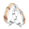 Oro rosa blanco 18K