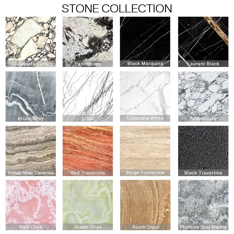 Forest Brown Natural Marble Slab Tiles Cut to Size for Bathroom Floor Livingroom Background Kitchen Countertop Home Decoration