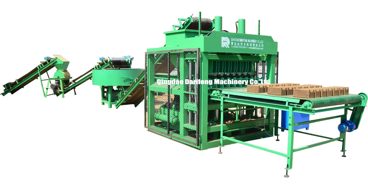Df710 Automatic Clay Soil Interlocking Brick Making Machine Press