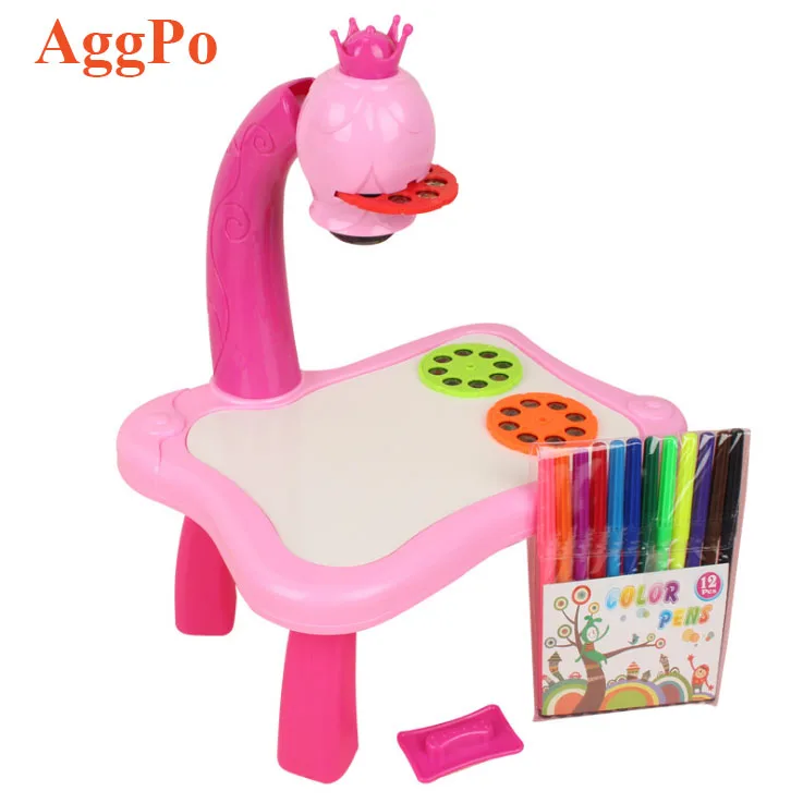 Projector Drawing Painting Set with 24 Patterns for Child Practice Sketch and Painting Learning