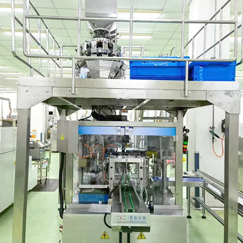 LWT Automatic Vertical Rice Sugar Salt Bagging Machine Rice Grain Bean Cereal Bag Filling Machine 1kg 5kg Sugar Packing Machine