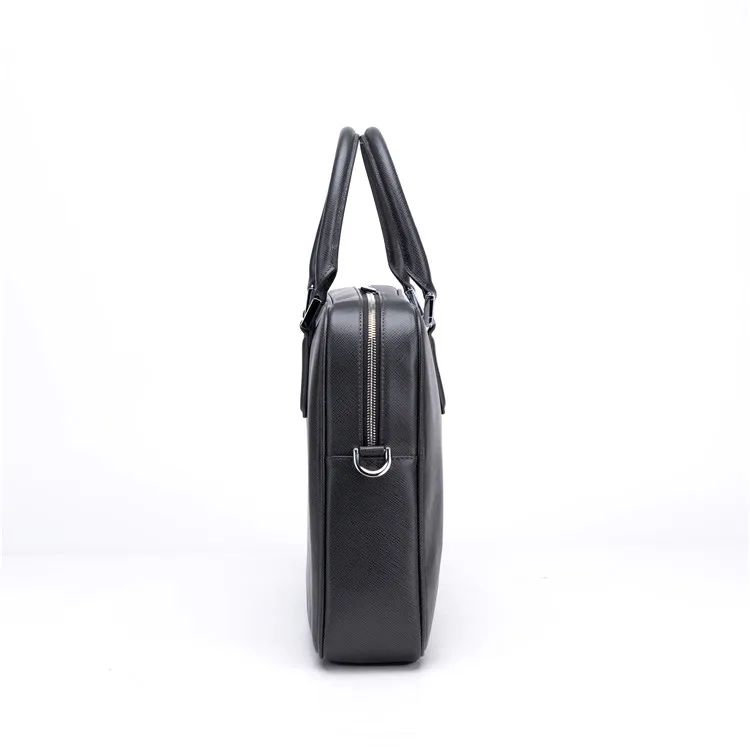 New Arrival Retro High Quality Luxury Business Men Bag Large Capacity Briefcase Saffiano Leather Laptop Bag 2023