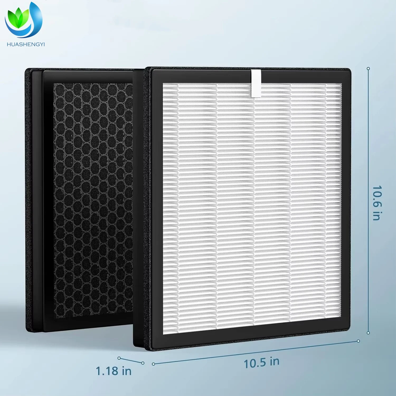 product factory direct  air cleaner purifier filter h13 hepa air filter element high efficiency activated carbon filter for ameifu g3-2