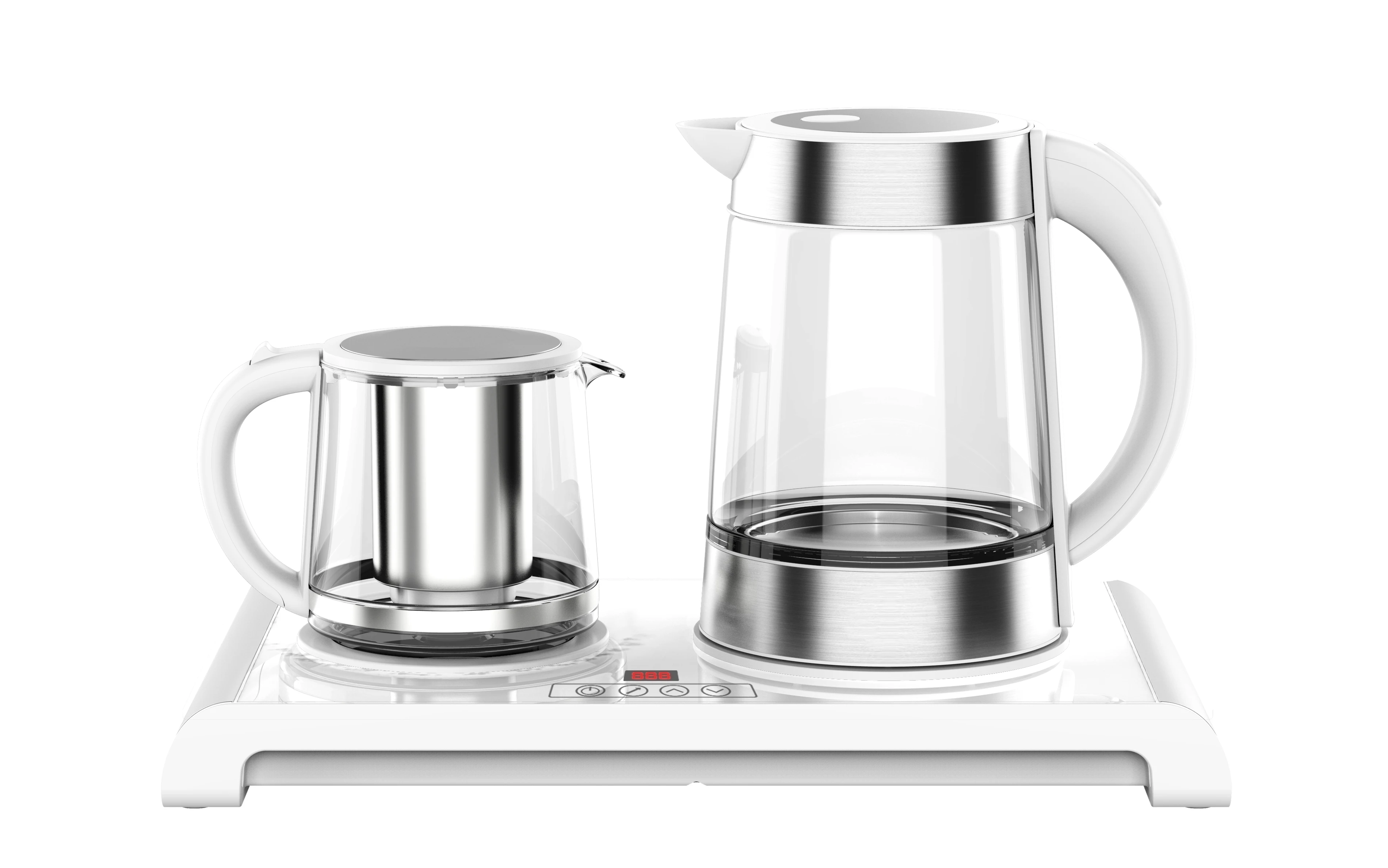 Glass Tea Set1.7l Teapot Electric Tea Maker Kitchen Appliance