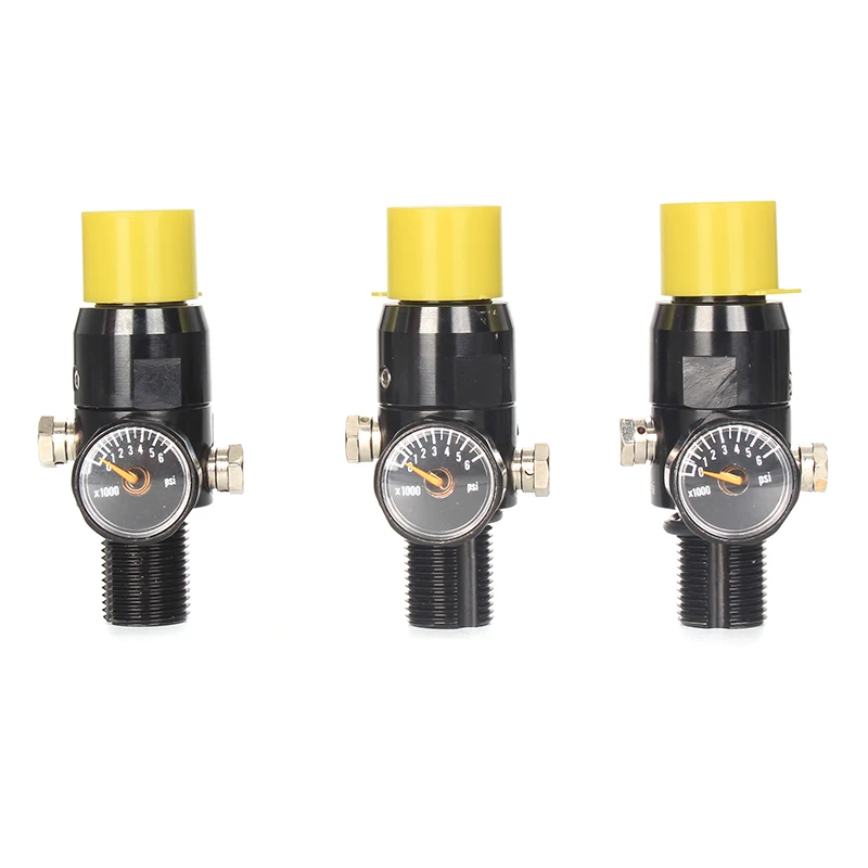 Paintball Air Tank Regulator 3000psi Tank Regulator Output Pressure 850psi/1800psi/2200psi Regulator PCP Air Gun