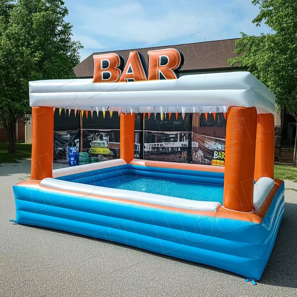Commercial Grade Pvc Inflatable Pool Beach Swimming Play Family bar ...