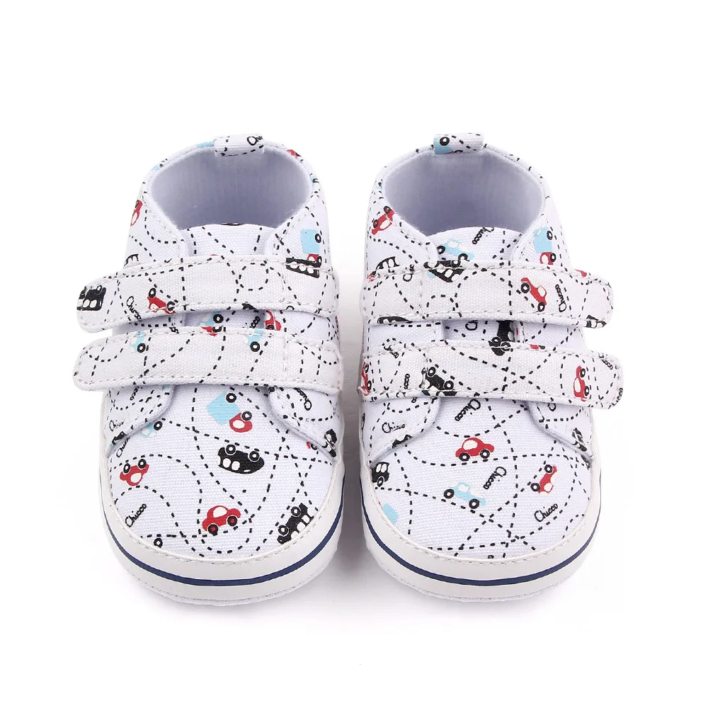 Newborn toddler shoes cartoon car casual baby shoes boys soft sole kids shoes details