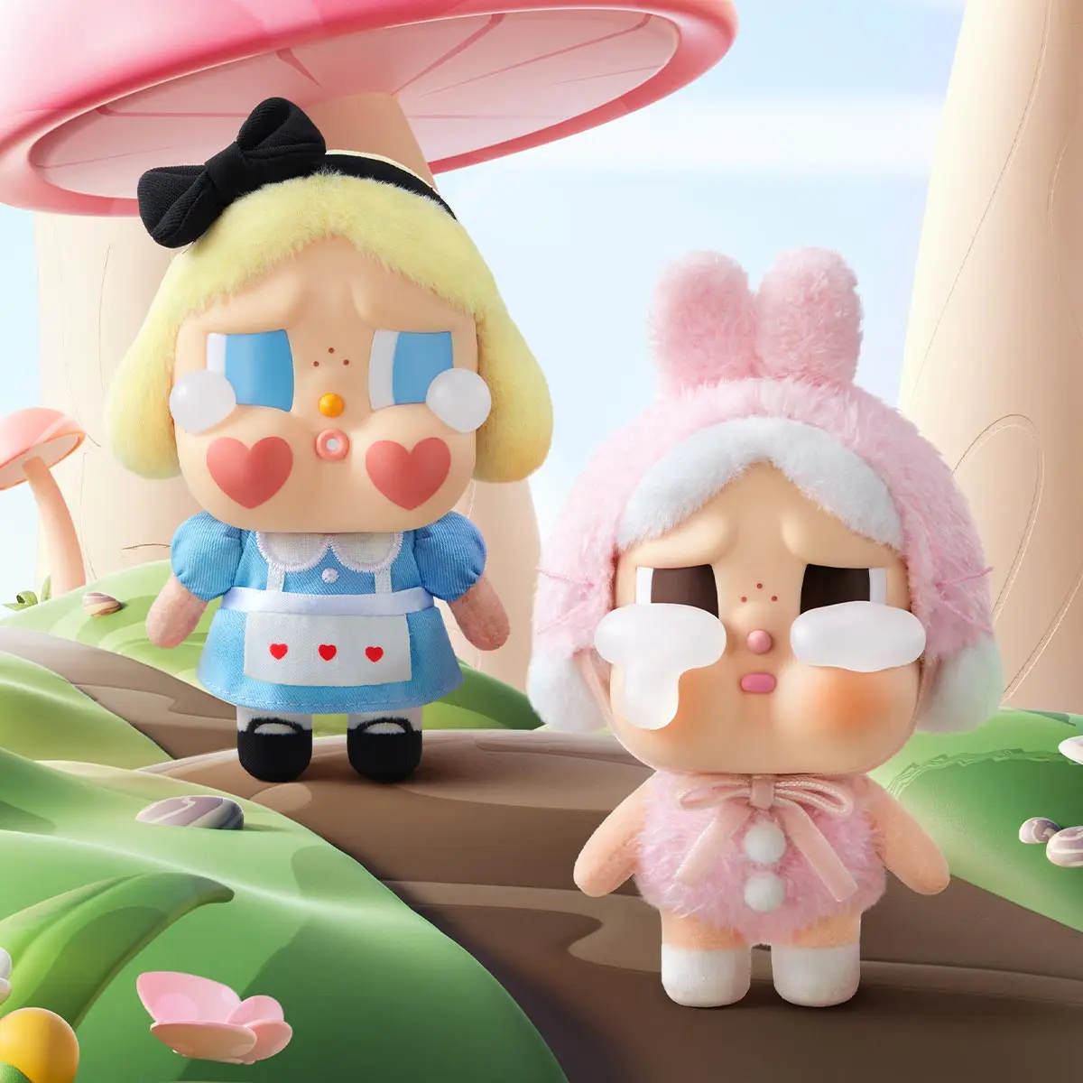 2点セットCRYBABY/Crying Again くま はち ぬいぐるみ CRYBABY Crying Again Series-Vinyl Face Plush Blind Box - POP