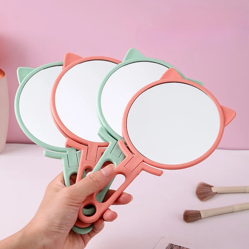 Cheap Price Folding Makeup Mirror Cat Shape Folding Makeup Pocket