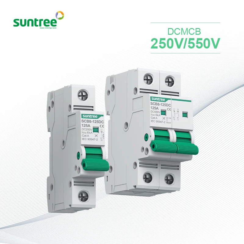 Factory Price Dc Circuit Breaker Solar System MCB DC 2P 125A Renewable Energy Circuit Breaker