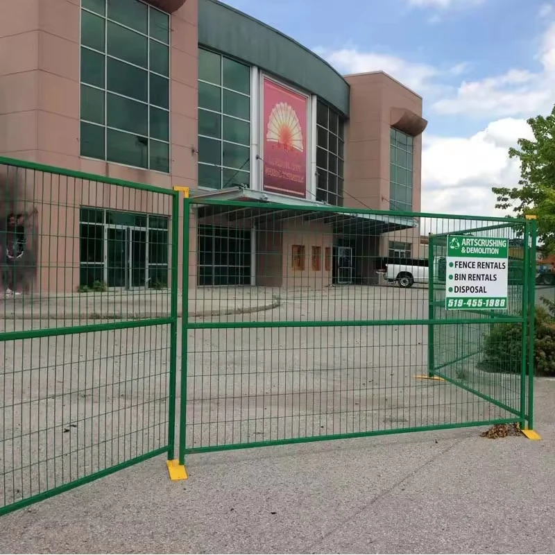Eco Friendly Building Galvanized Fence Removable Temporary Fence Panel Hot Sale Custom Pvc Canada Temporary Fence for Event