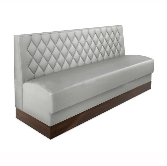 Мексиканский ресторан, круглые будки, диван, кресла, стеганые кожаные сиденья