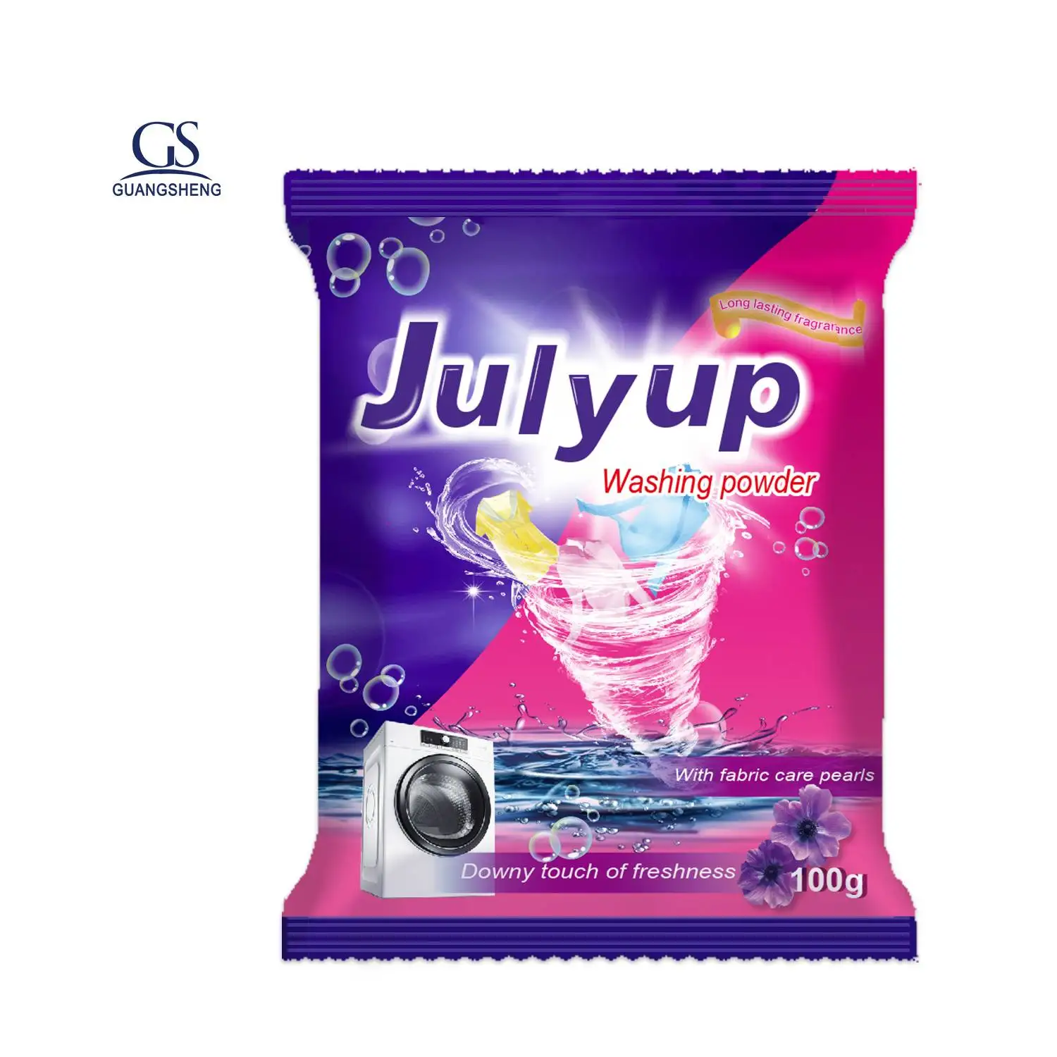 OEM Custom Logo Lavender Scented Remove Stain Anti Mite Laundry Detergent Washing Powder Pallets of Washing Powder Detergent
