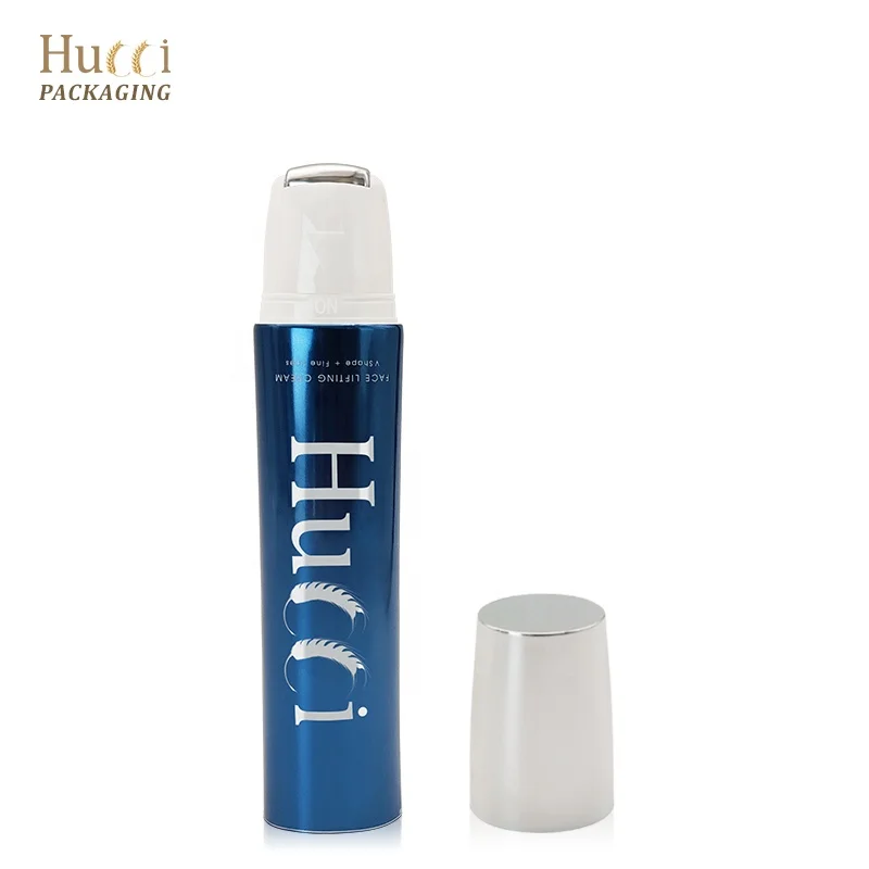 30 Ml 60 Ml OEM Empty Single Stainless Roller Applicator Cosmetic Tube Massage Packaging for Face Lifting Oil Serum Lotion Cream