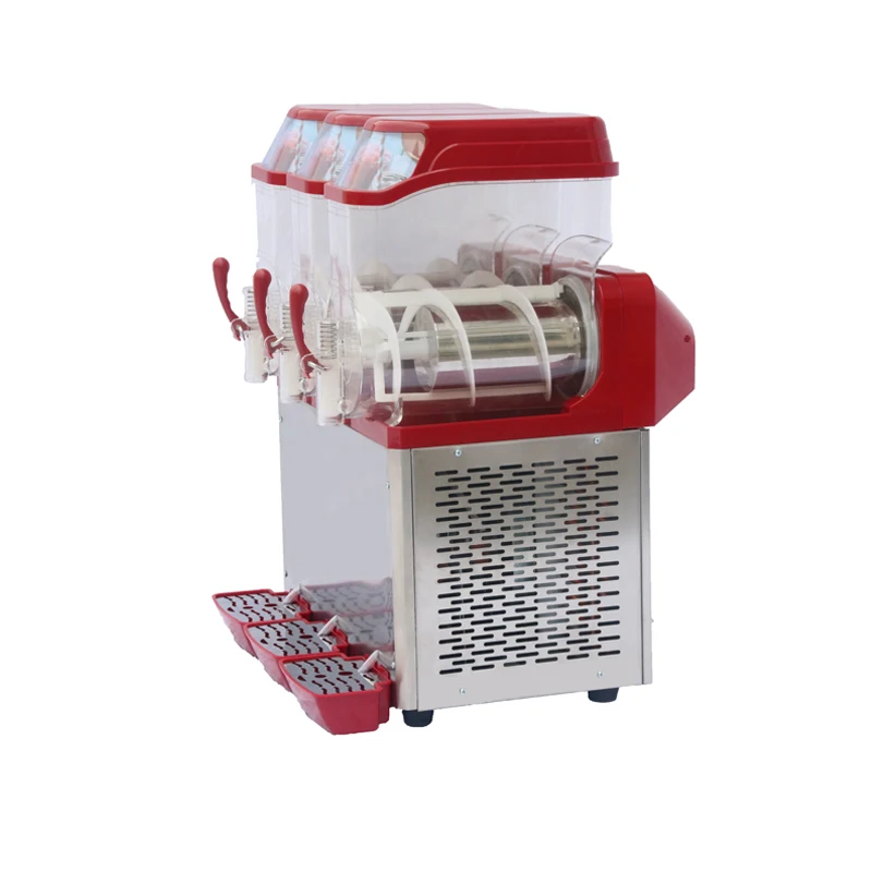 Frozen Drink Machine Blender Mix Soft Slushy Frozen Drink 3tank Slushee Commercial Ice Slush Machine for Sale