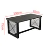 Table de bar haut de gamme-table huit places-200x70x75