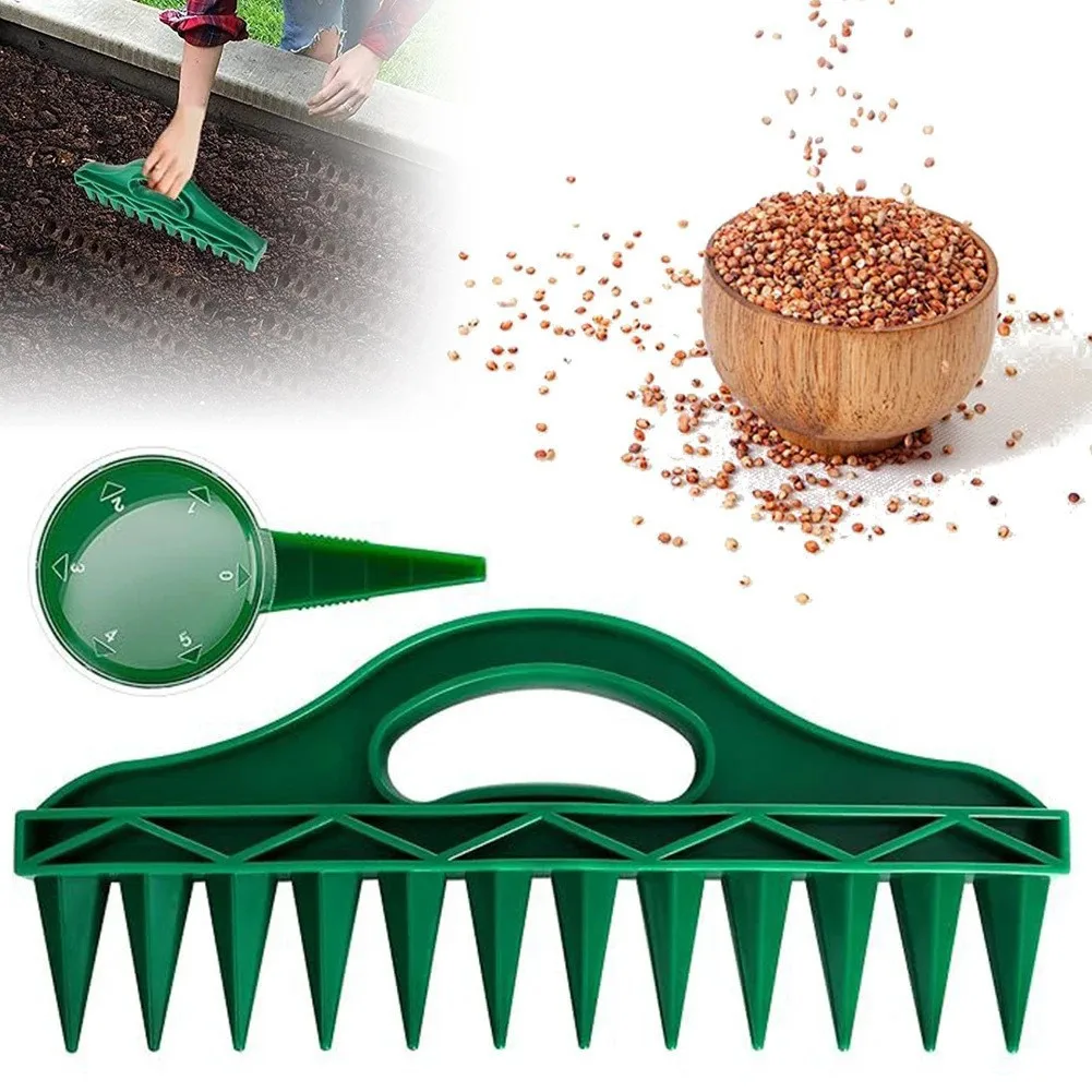 Handheld Gardening Seed Spacing Tools for Efficient Seeding Holes