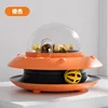 UFO-shaped feeding toy (orange)