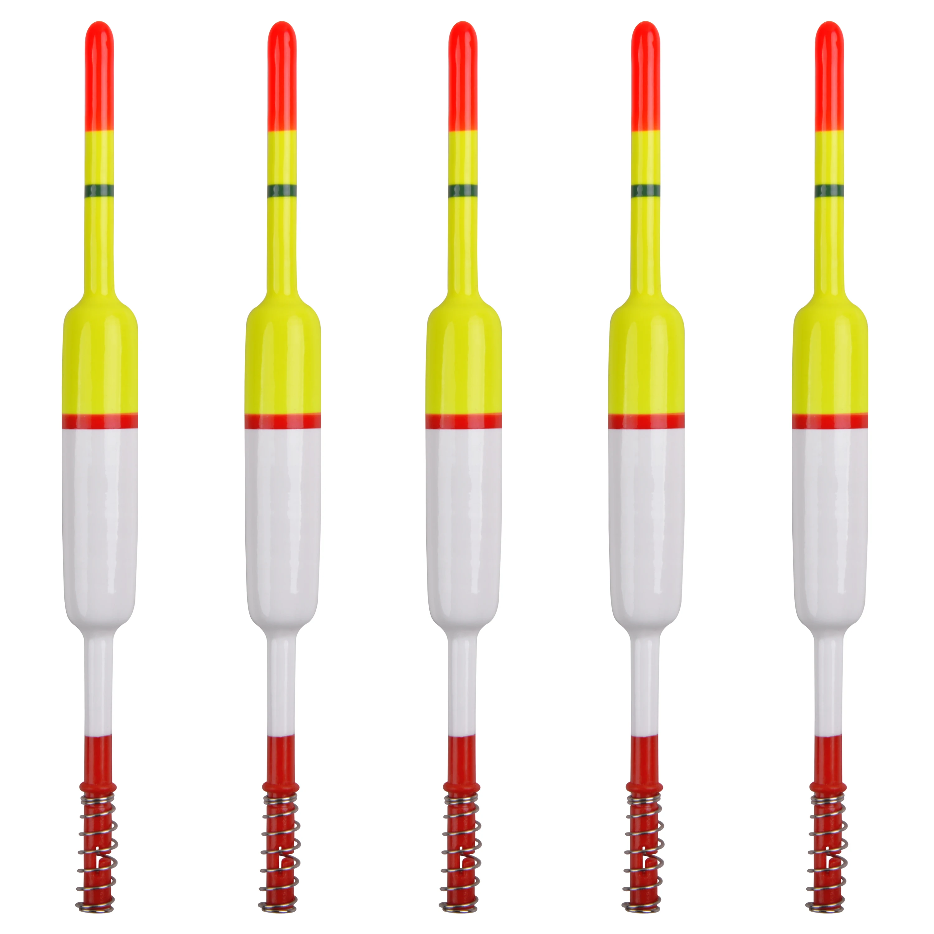 wood fishing floats bobbers spring fixed