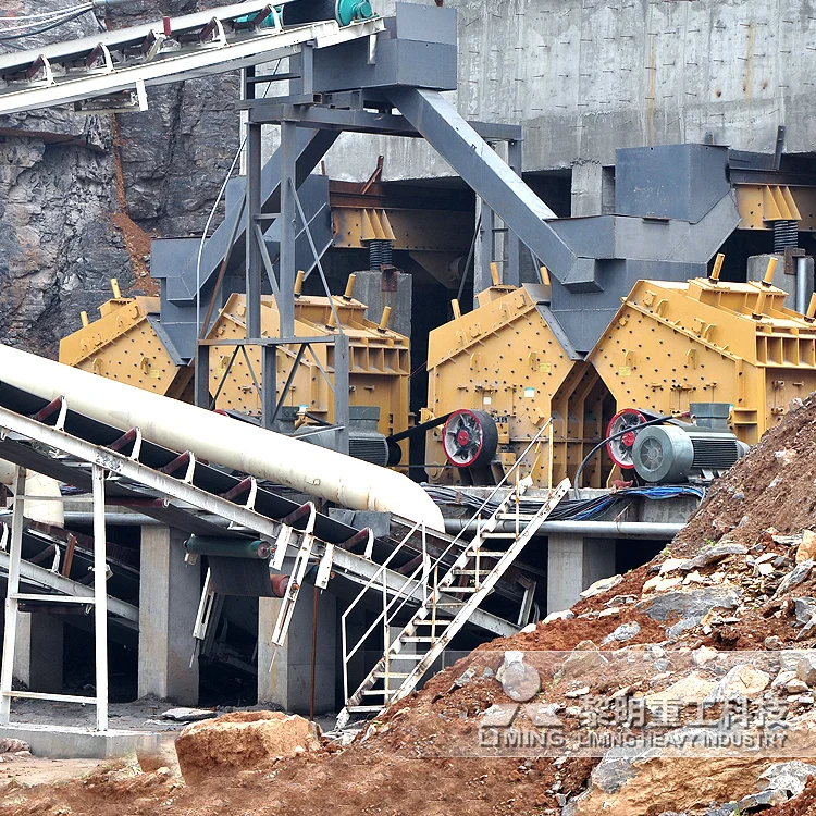 250 Ton Per Hour Rock Fine Stone Impact Crusher With Screen