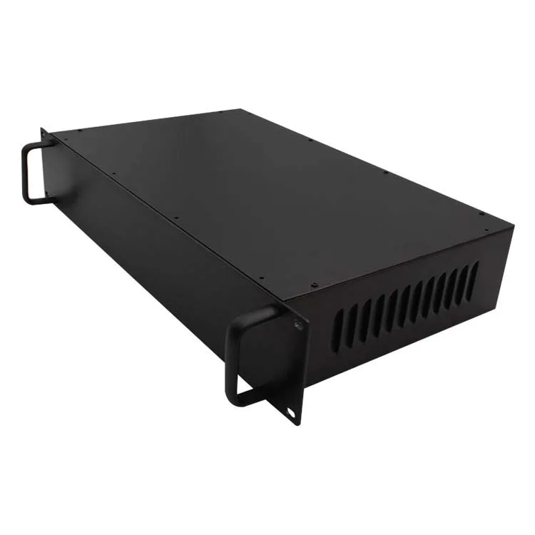Shenzhen Customized Sheet Metal Box Fabrication Industrial 1U 2U 3U 19 Inch Rack Mount Chassis Server Case Equipment Enclosure