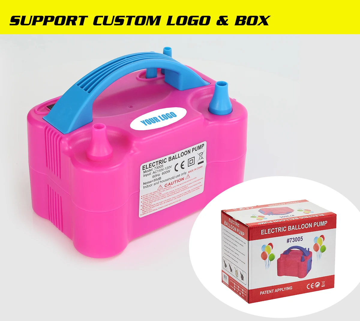 Electric Balloon Pump 73005 High Power Portable 110v 220v Inflator