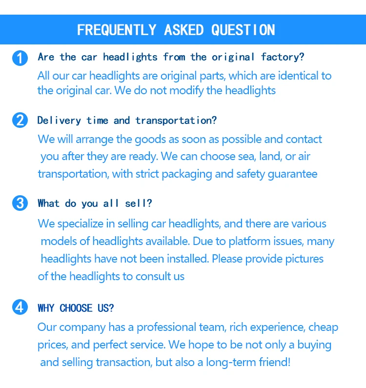 Original Byd Han Led Headlight High Configuration Oem Used For Byd Han