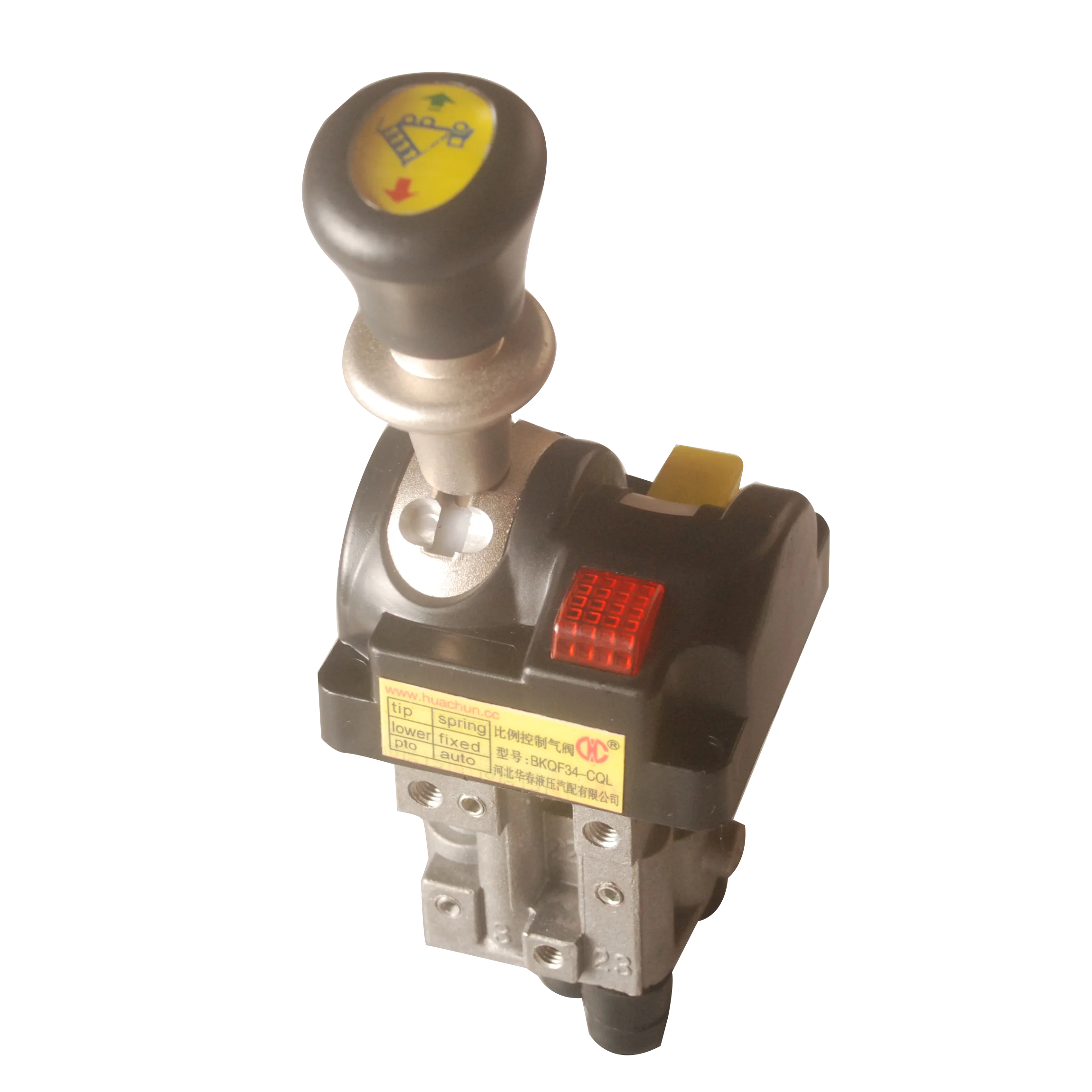 Valvola Di Controllo Per Autocarro Ribaltabile | 3 Raccordi Aria Rapida | 3 Posizioni | Materiale Alluminio E Plastica | Per Sistemi Idraulici - Foto 2