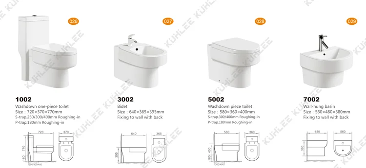 Wholesale Complete Ceramic Sanitary Ware Bathroom Suites Wc Toilet With Sinks Bidet Sets