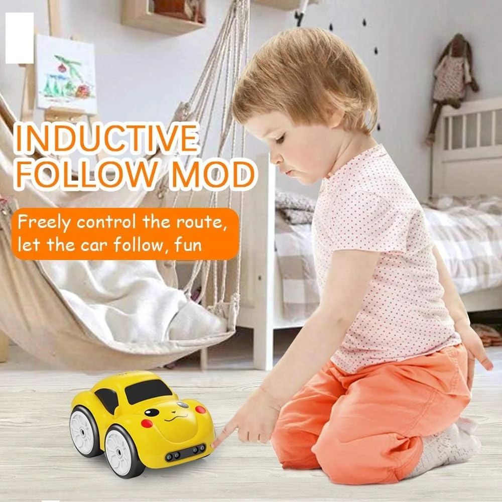 Remote Control Magic Induction Cartoon Car with Intelligent Gesture Sensing Mini Electric Vehicle for Children Interactive Play