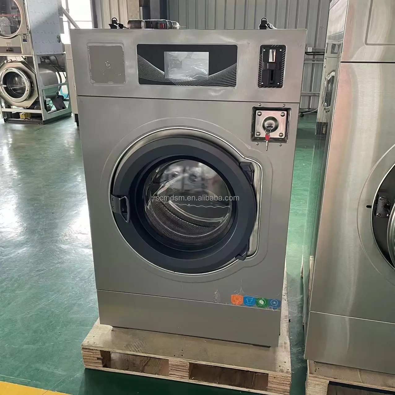 27kg Hotel Commercial Laundry Equipment Washing Machines Soft Mount ...