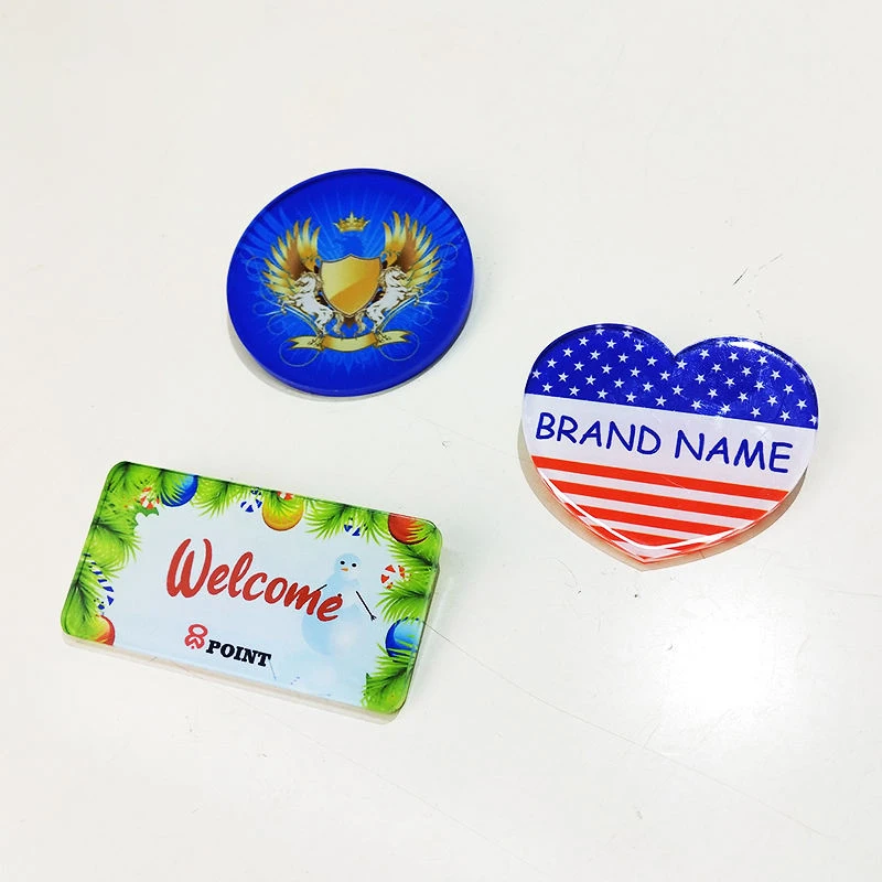 subli-forward blank acrylic name tag sublimation