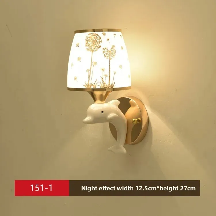 product new creative led american wall lamp for bedroom living room balcony stair corridor and aisle iron body with e26 bulb base-8