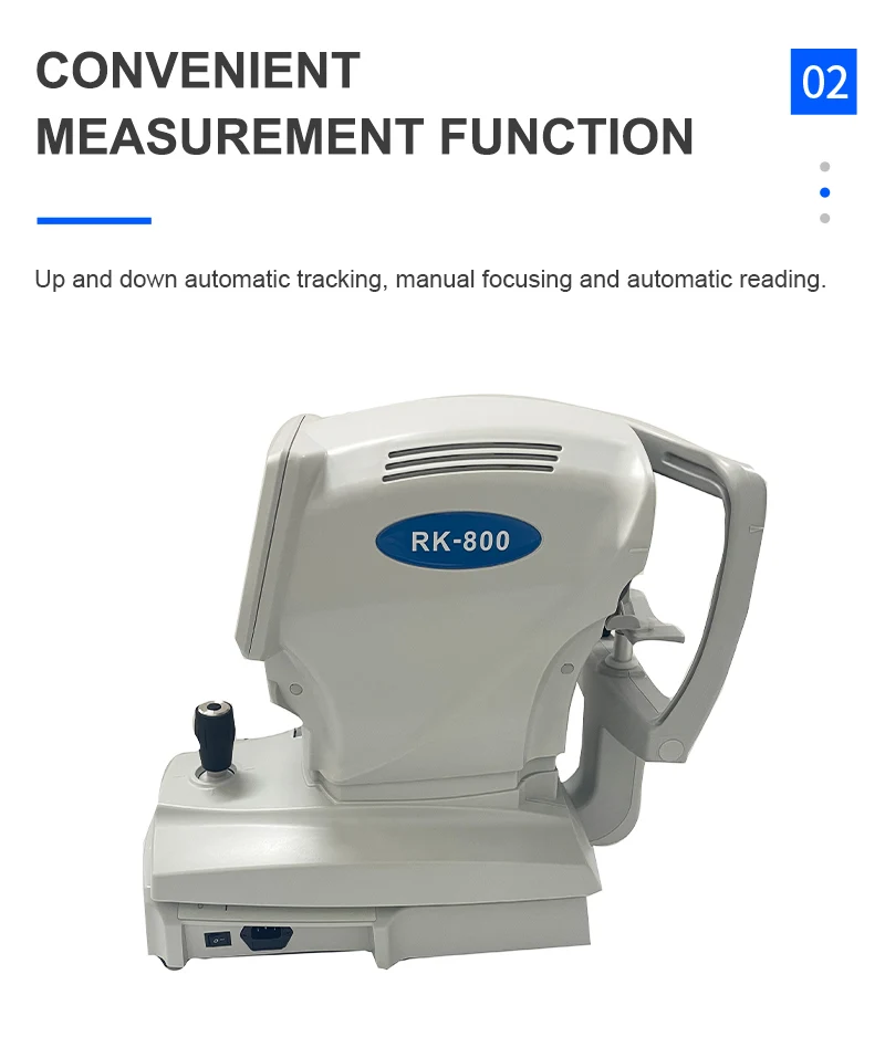 Rightway Brand  2023 New Product 9 Inch Auto Refractometer RK-800 Auto Refractometer With Keratometer