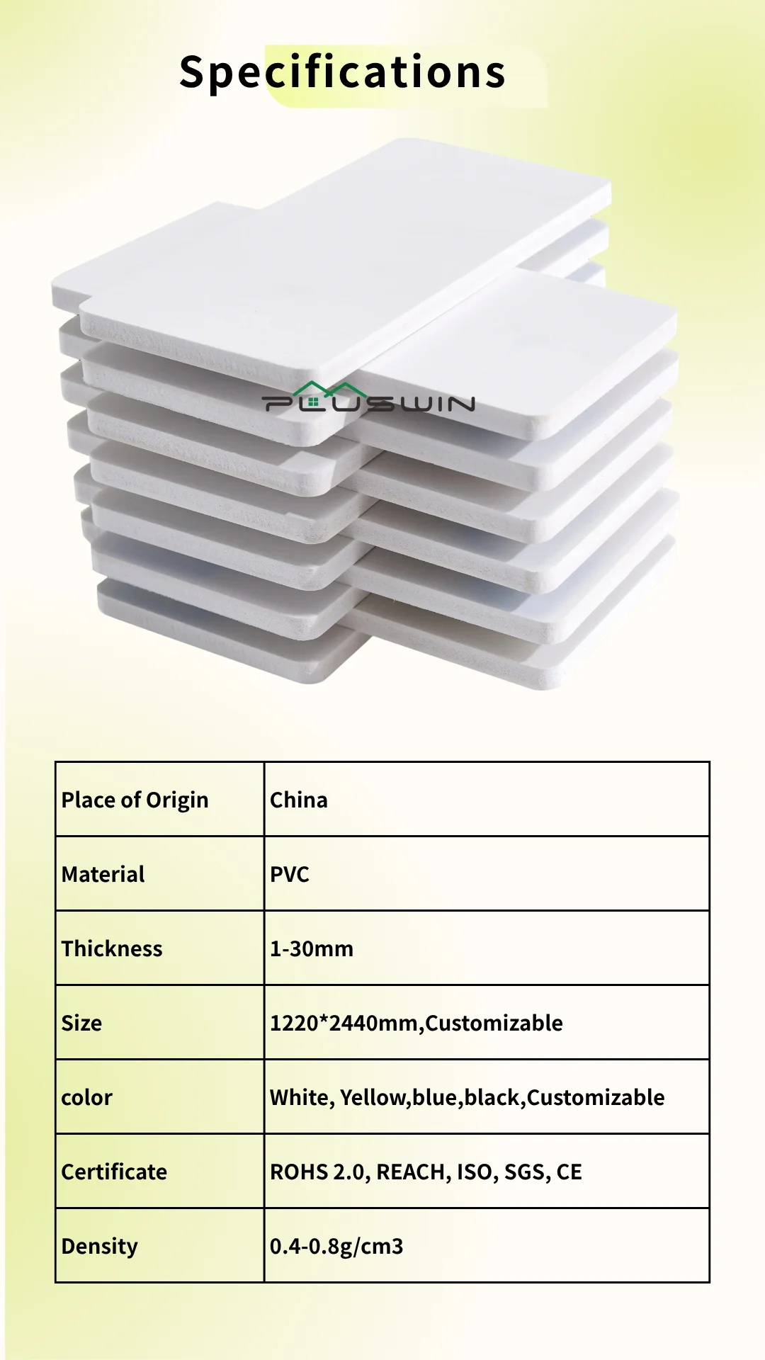 Specifications