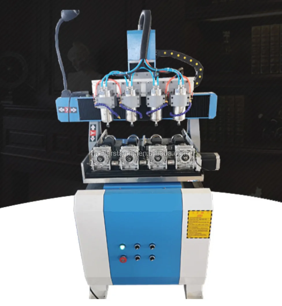 4 Axis Cnc 6060 Multi Rotary Cnc Router Kits for Woodworking ...