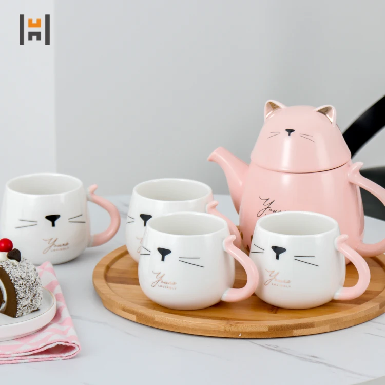 Cute Cat Tea Set  Portal Tea Company