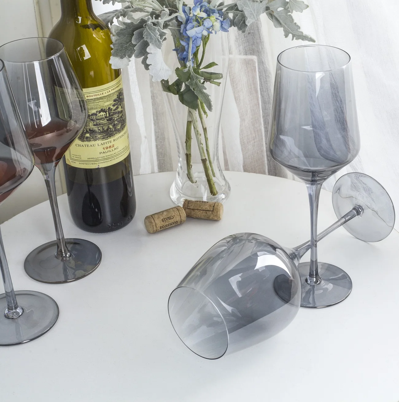 Stemmed Cristal Wine Glass Unbreakable Reusable Tritan Wine Glasses 4