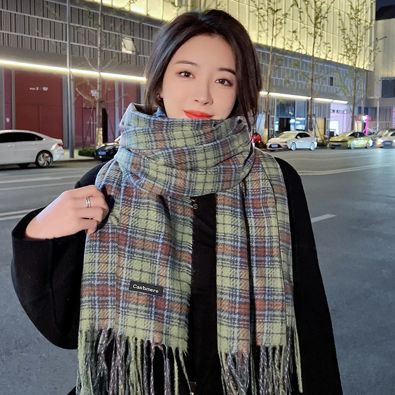 Generisch Schal Damen Warm Weich Strickschal Winterschal